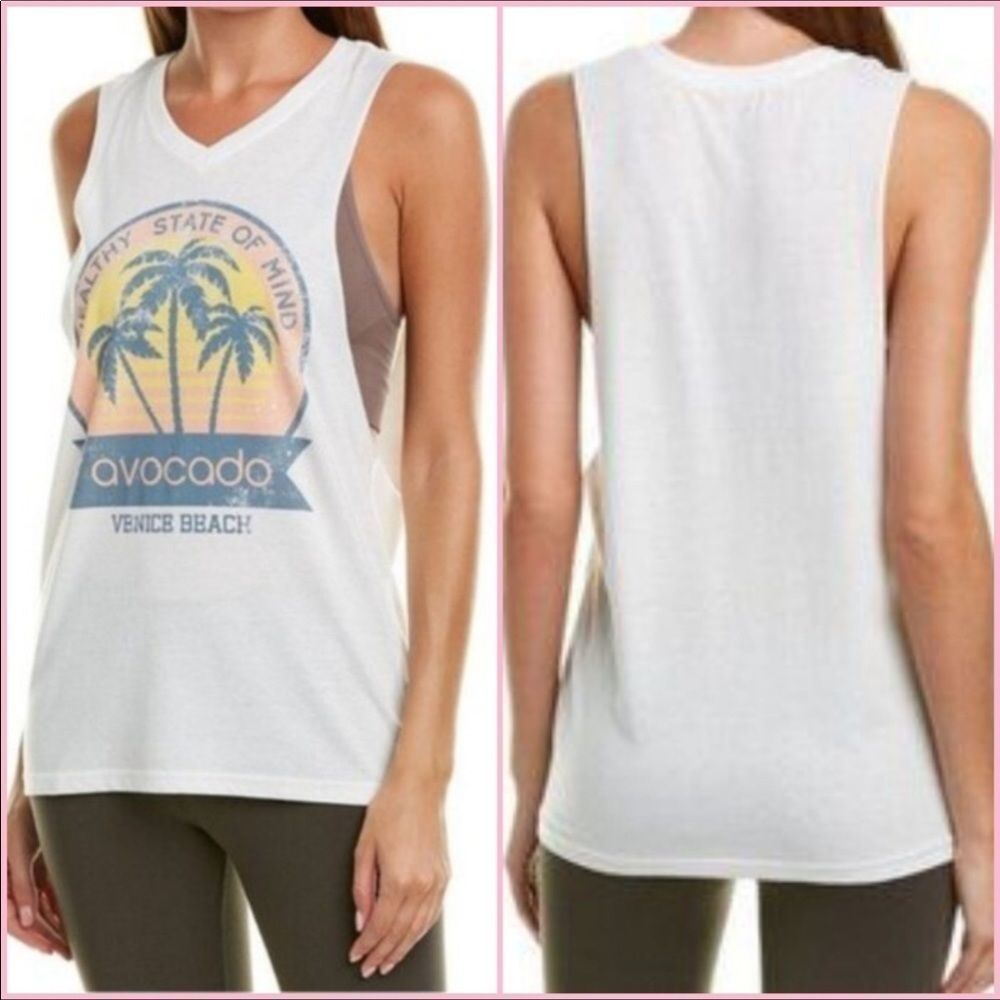 🏋🏽AVOCADO VENICE BEACH MUSCLE TANK🏋🏽